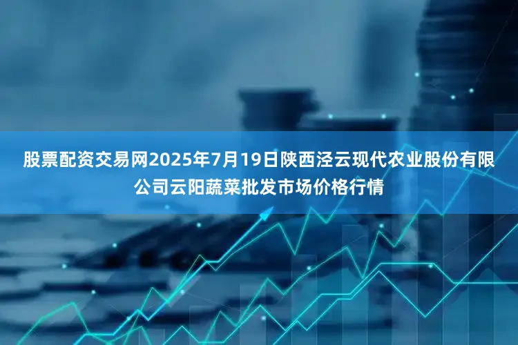 股票配资交易网2025年7月19日陕西泾云现代农业股份有限公司云阳蔬菜批发市场价格行情