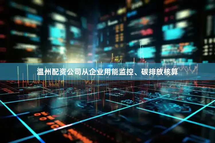 温州配资公司从企业用能监控、碳排放核算
